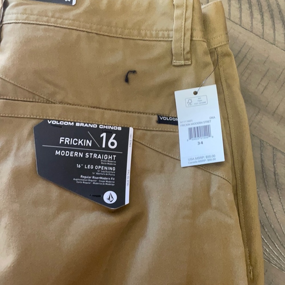 Volcom brand chinos modern straight
